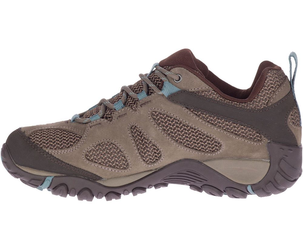 Buty Trekkingowe Merrell Damskie Brązowe - Yokota 2 Waterproof - 623104-THF